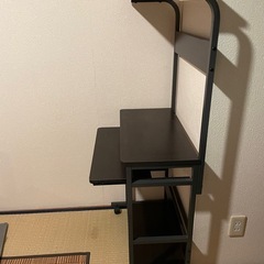 ニトリ　スリム　パソコンデスクの画像