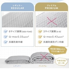 [新品/未使用]接触冷感 敷きパッドの画像