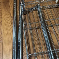 収納家具スチールラック　ほぼ新品ですの画像