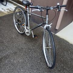タイヤ新品　自転車　シルバー　27インチ　不具合無しの画像