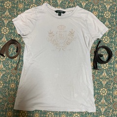 〈値札タグ付き〉PUMA Tシャツ、（おまけ）RALPH LAUREN Tシャツ、ベルト2個の画像