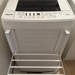 【8/31(日)受渡】Hisense 洗濯機の画像