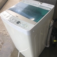 生活家電洗濯機　HAIER JWーC55A 5.5KG 2017年製の画像