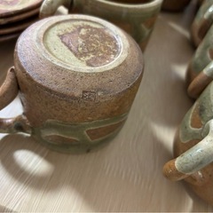 伊賀焼き　10点セット　コップ　お皿の画像
