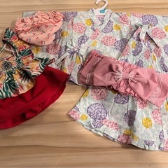 女の子　90 まとめ売り　61点水着　浴衣あり　の画像