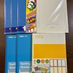 【未使用品】
ノート類やルーズリーフなどの画像