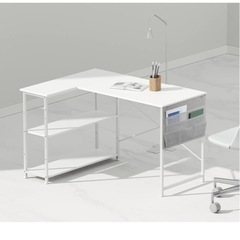 L字型デスクの画像