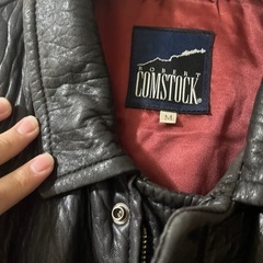 90s コムストック　革ジャン短丈の画像