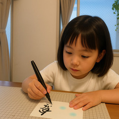 8月27日（水）子どもも大人もみんなで元気に！筆文字教室「己書 澄音～すみね～道場」の画像