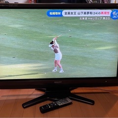 SHARP AQUOS 40型　テレビの画像