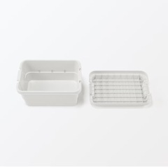 無印良品　頑丈収納ボックス　ミニ&大2個セットの画像