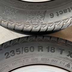 ★ ベンツ GLC ★ 8J/+38 PCD 112 ★ 235/60R18 コンチネンタル コンチバイキングコンタクト6 SUV スタッドレス 4本セット ★の画像