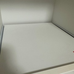 ニトリ レンジボード 食器棚 キッチンボード 白 ホワイト の画像
