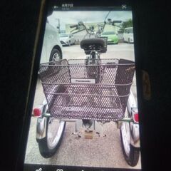 電動アシスト三輪自転車　Panasonic　ビビライフ　BE−FU831 16Ahバッテリーの画像