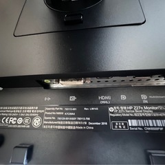 【27インチWQHD】HP Z27n モニター（IPS／HDMI・DisplayPort対応）の画像