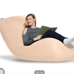 yogibo ヨギボー マックス max カバー付き ベージュ ブルー クリームホワイトの画像