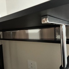 美品 昇降式デスク 120×60 フットレスト付きの画像