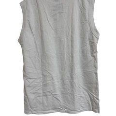 【フォルメ】 100%コットン ノースリーブTシャツ ホワイト の画像