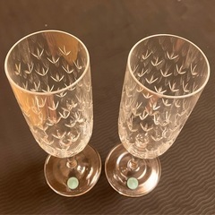 Tiffany & Co. フローレット　シャンパングラス　ペアの画像