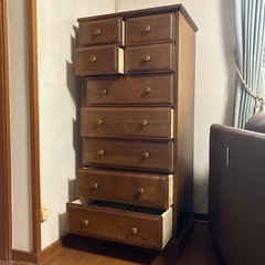 【美品・9/12(金)まで】チェスト ７段 ※取りに来て頂ける方の画像