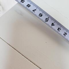 無料　オーダー品　木製白のランドリーラックの画像