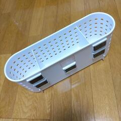 【like it】 マグネットバスケット ワイド・ロー　冷蔵庫、洗濯機、レンジ台装着の画像
