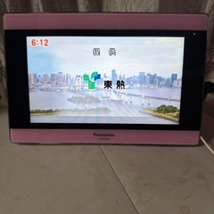 Panasonic SV-ME7000 ポータブルワンセグテレビ ピンクの画像