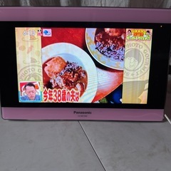 Panasonic SV-ME7000 ポータブルワンセグテレビ ピンクの画像