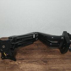 美品★HUANUO HNDS6 デュアル モニターアーム 13-32インチ対応 ガススプリング C-Clamp & グロメットの画像