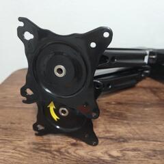 美品★HUANUO HNDS6 デュアル モニターアーム 13-32インチ対応 ガススプリング C-Clamp & グロメットの画像