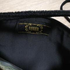 FEILER 花柄刺繍 ショルダーバッグ  ポーチ　ポシェットFEILER 花柄刺繍 ショルダーバッグ  ポーチ　ポシェットの画像