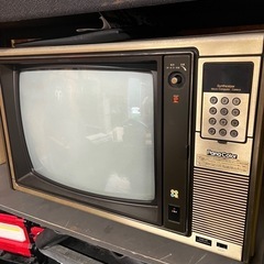 古いテレビの画像
