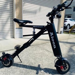 「Aioon-アイオーン-」常識外れ！公道走行可能な電動バイク・折りたたみSTYLISH EV BIKEの画像