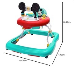 Disney baby ディズニー ベビー ミッキーマウス・ハッピートライアングル・ウォーカー  歩行器  の画像