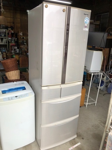 【中古】Panasonic NR-F437T-N 冷蔵庫 426L 6ドア 中古】Panasonic NR-F437T-N 冷蔵庫 426L 6ドア - メルカリ