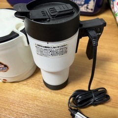 【未使用】車の電源で米が炊ける、お湯を沸かせる、タケルくん&ポットセット災害時にも便利の画像