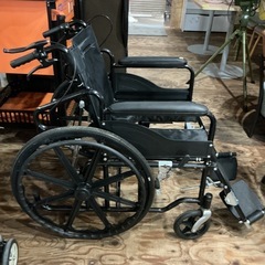 車椅子♿️ 動作確認済‼️ 介護用品 コンパクト ブラック 黒の画像
