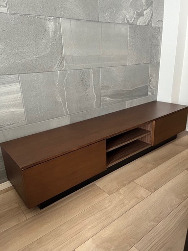 ニトリ テレビ台(ローボードレシェンテ 150LB ミドルブラウン)