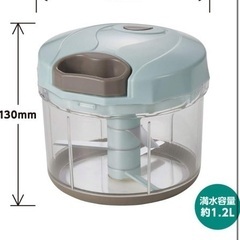 竹原製缶(TAKECAN) 簡単クラッシュ氷チョッパー 14.5×14.5×13cm 満水容量:約1.2L　未使用品の画像