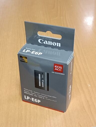 未開封　キャノン　バッテリー　LP-E6P　　CANNON　カメラ