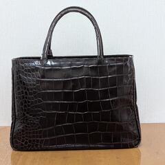 FURLA クロコ ハンドバッグの画像