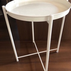 ホワイトテーブル　棚　ラック