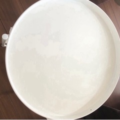 ホワイトテーブル　棚　ラックの画像