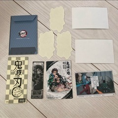 限定品 鬼滅の刃 ステッカー＆カードセットの画像