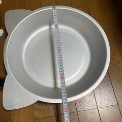 中古　ひんやりクール猫鍋　アルミ製の画像