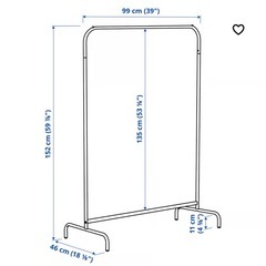 IKEA ハンガーラックの画像