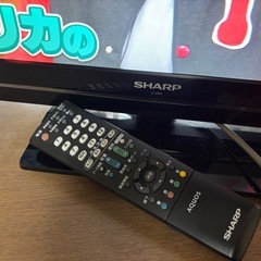 ●SHARP アクオス　24型液晶テレビ●2011年の画像