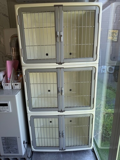 業務用３段犬舎
