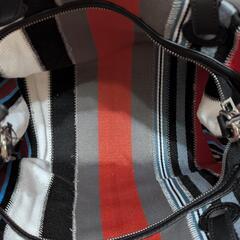 ZARA　ストライプデザイン　トートバッグの画像