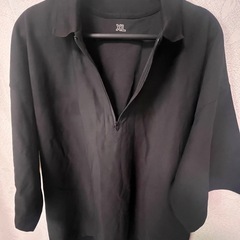 無印良品 MUJ I Labo[未使用]ポロシャツ XL ブラックの画像
